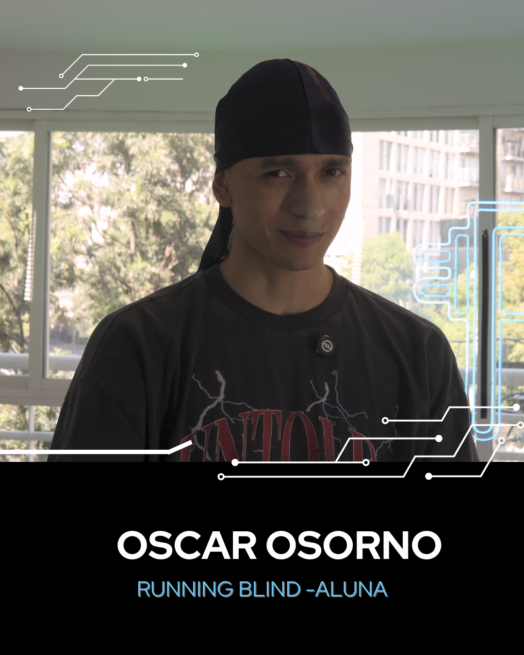 RUNNING BLIND - OSCAR OSORNO
